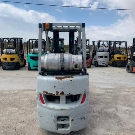 Used 2014 NISSAN MCP1F1A18LV Cushion Tire Forklift for sale in El Paso Texas