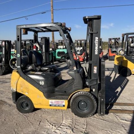 Used 2018 KOMATSU FG18HTU-20 Pneumatic Tire Forklift for sale in El Paso Texas