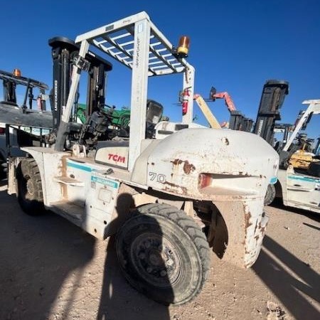 Used 2014 TCM FD70-2 Pneumatic Tire Forklift for sale in Odessa Texas