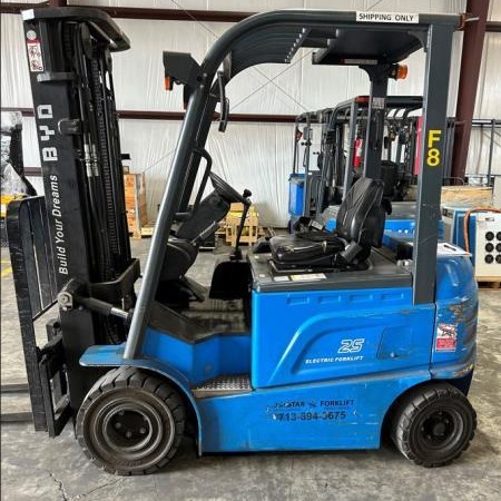 Used 2019 BYD ECB25E Electric Forklift for sale in San Antonio Texas