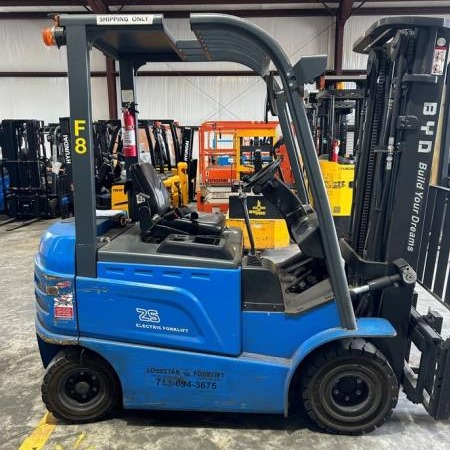 Used 2019 BYD ECB25E Electric Forklift for sale in San Antonio Texas