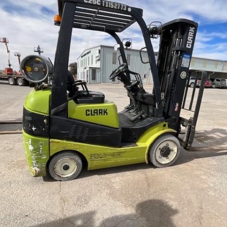 Used 2015 CLARK C25C Cushion Tire Forklift for sale in Odessa Texas