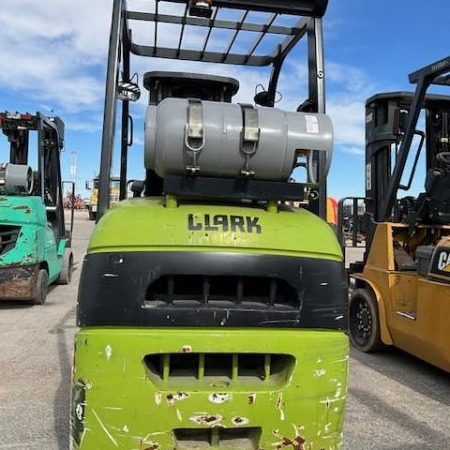 Used 2015 CLARK C25C Cushion Tire Forklift for sale in Odessa Texas