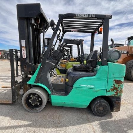 Used 2012 MITSUBISHI FGC30N Cushion Tire Forklift for sale in Odessa Texas