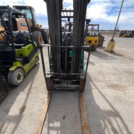 Used 2012 MITSUBISHI FGC30N Cushion Tire Forklift for sale in Odessa Texas